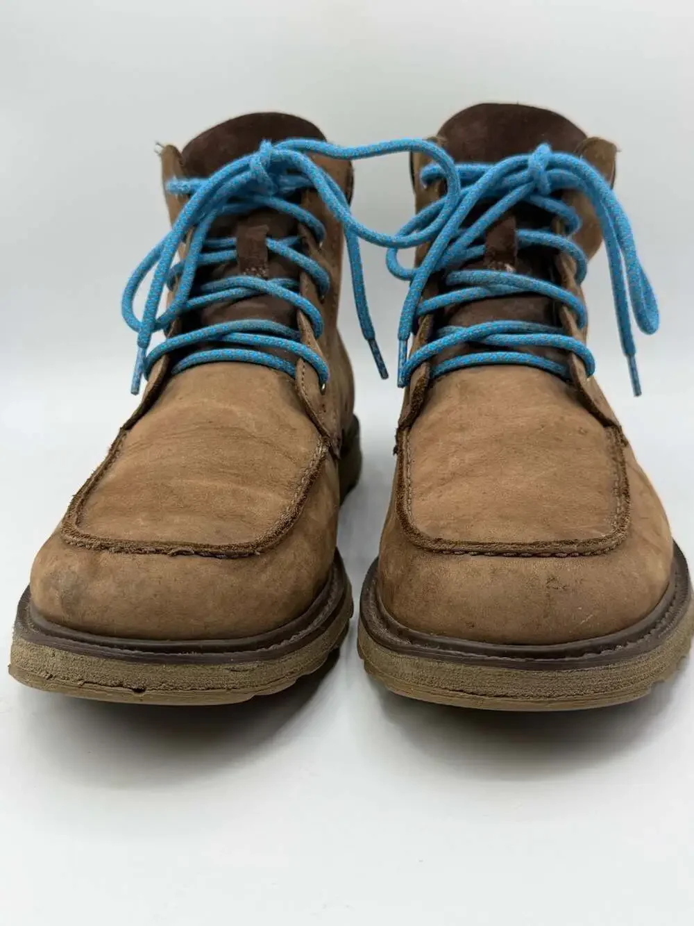 Sorel Madson Moc Toe Waterproof Boots Mens 9.5 Brown Leather NM2788-238